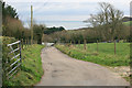 Menabilly Barton footpath and farm access