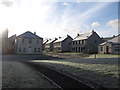 Unfinished houses on the Lodge Meadow Estate