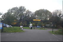 TQ6960 : Car park, Leybourne Lakes Country Park by N Chadwick
