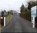 Entrance road to Station Buildings, Cwmbran