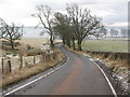 Berebriggs Road east of Strathaven