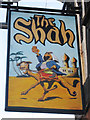 The Shah pub sign