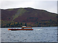 NY2620 : Derwent Water Launch passing in front of Cat Bells by Graham Robson