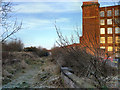SJ9297 : Disused Railway and Guide Bridge Mill by David Dixon