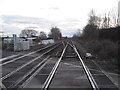 SE3619 : Pontefract-Wakefield railway line near former Crofton railway station by Nigel Thompson