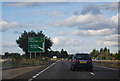 A12 near Stratford St Mary turnoff