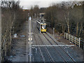 Tram Approaching Derker Station