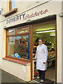 G2604 : Foxford: Doherty's Butcher's shop by Pamela Norrington