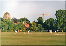 TL4358 : Colts' cricket at Trinity Old Field by John Sutton