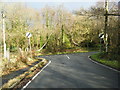 Lane junction at Wern Tarw