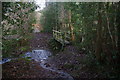 Footbridge and former ford over a stream