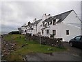 NG7977 : Seashore cottages in Strath by Richard Dorrell