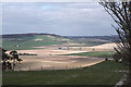 Looking east near Teglease Down