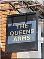 Sign for The Queens Arms, George Street, BN2