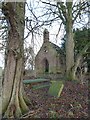 NT9250 : Fishwick Mortuary Chapel and graveyard by Walter Baxter