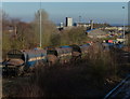 Railway sidings in Croft