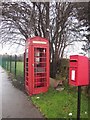 Telephone and post boxes, Daleside Road