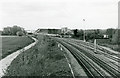 The Berks & Hants line west of Theale station