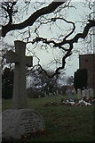 SU2810 : Minstead churchyard: grave of Sir Arthur Conan Doyle by Christopher Hilton