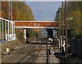 Railway lines north of Winchester station