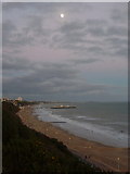 SZ0790 : Bournemouth: view towards the pier and the moon by Chris Downer