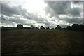 Farmland south of the railway line