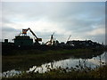 TA0931 : A scrapyard on the banks of the River Hull by Ian S