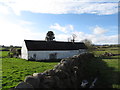 Rear view of traditional cottage on Ballyveaghmore Road