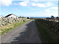 View east along Sabbath Hill