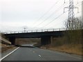 SO8817 : M5 northbound exit slip passing under the motorway by David Smith