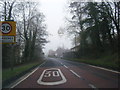 A48 at Blakeney village boundary