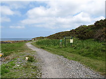 J4482 : Entering Crawfordsburn Country Park from the west along the North Down Coastal Path  by Eric Jones