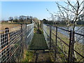 Straight Footpath Between Two Grimsargh Reservoirs