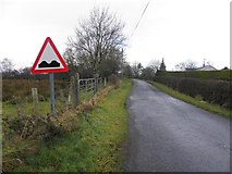 H5371 : Uneven road surface ahead, Bancran by Kenneth  Allen