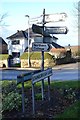 Signpost in Hood Green