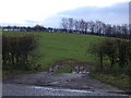 Field entrance off the A684 slip road