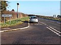 Bus stop at the Tidenham junction