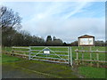 Entrance to Holt Pound Recreation Ground