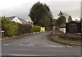 Western end of Church Road, Llanfrechfa