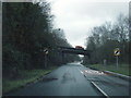 A4067 nears Gurnos Road overbridge