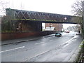 Former railway bridge over the A814