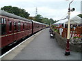 Coaches at platform 1, Bitton railway station