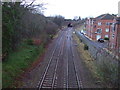 Railway heading north towards Middlesbrough