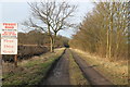 SK8486 : Private Track to Thurlby Wood by J.Hannan-Briggs