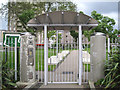 Gate to the Ampthill Square Estate, NW1