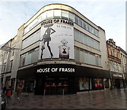 ST1876 : House of Fraser, Cardiff by Jaggery