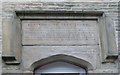 Inscription over the doorway of Slaithwaite Free School