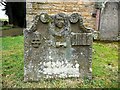 NY9257 : St. Helen's Church, Whitley Chapel - gravestone by Andrew Curtis