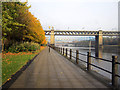 NZ2463 : Quayside path, Newcastle upon Tyne by Graham Robson