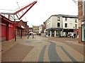 The entrance to Chorley covered market